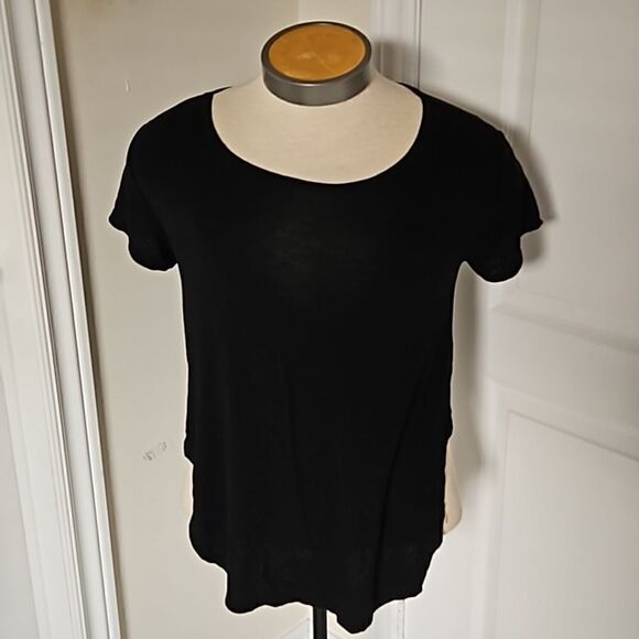 H&M Women's Bundle Of 2 Top Polka Dot Ruffles Sleeves Black/White - Picture 5 of 16